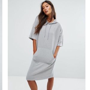 ASOS Noisy May grey sweater dress